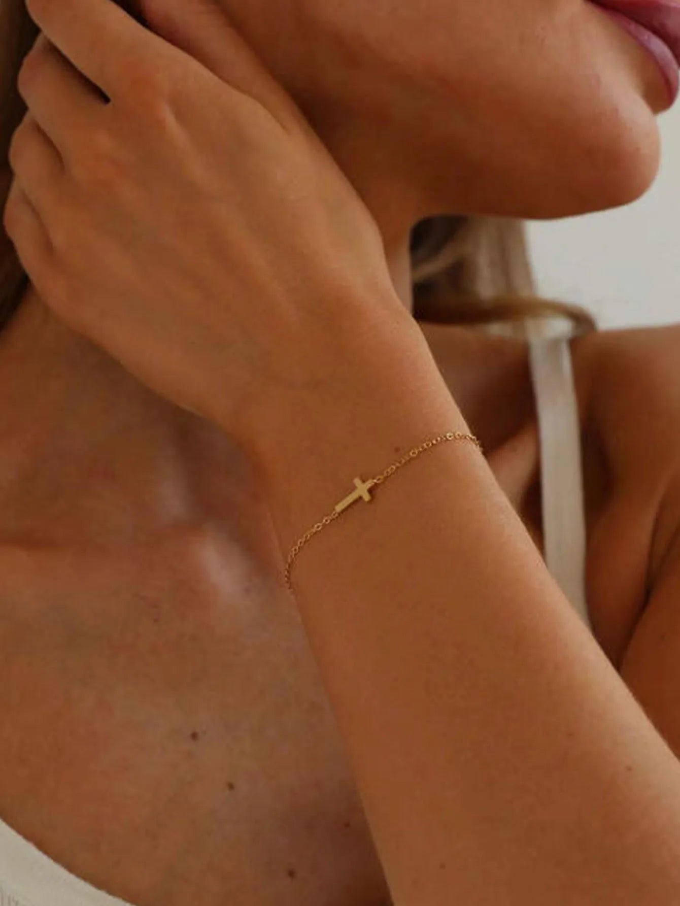 Cross Charm Bracelet