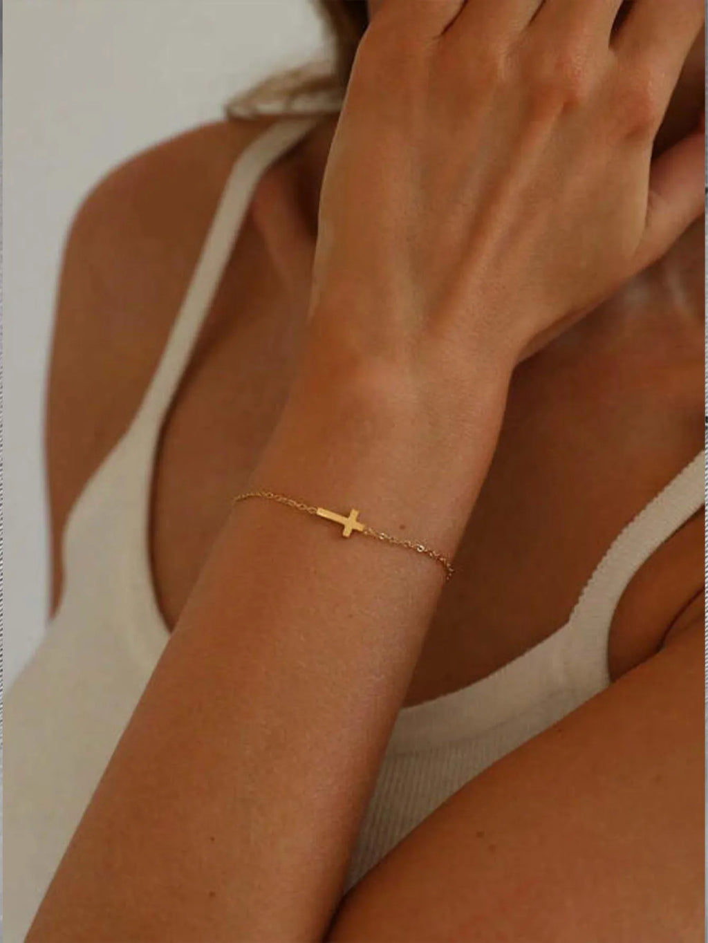 Cross Charm Bracelet