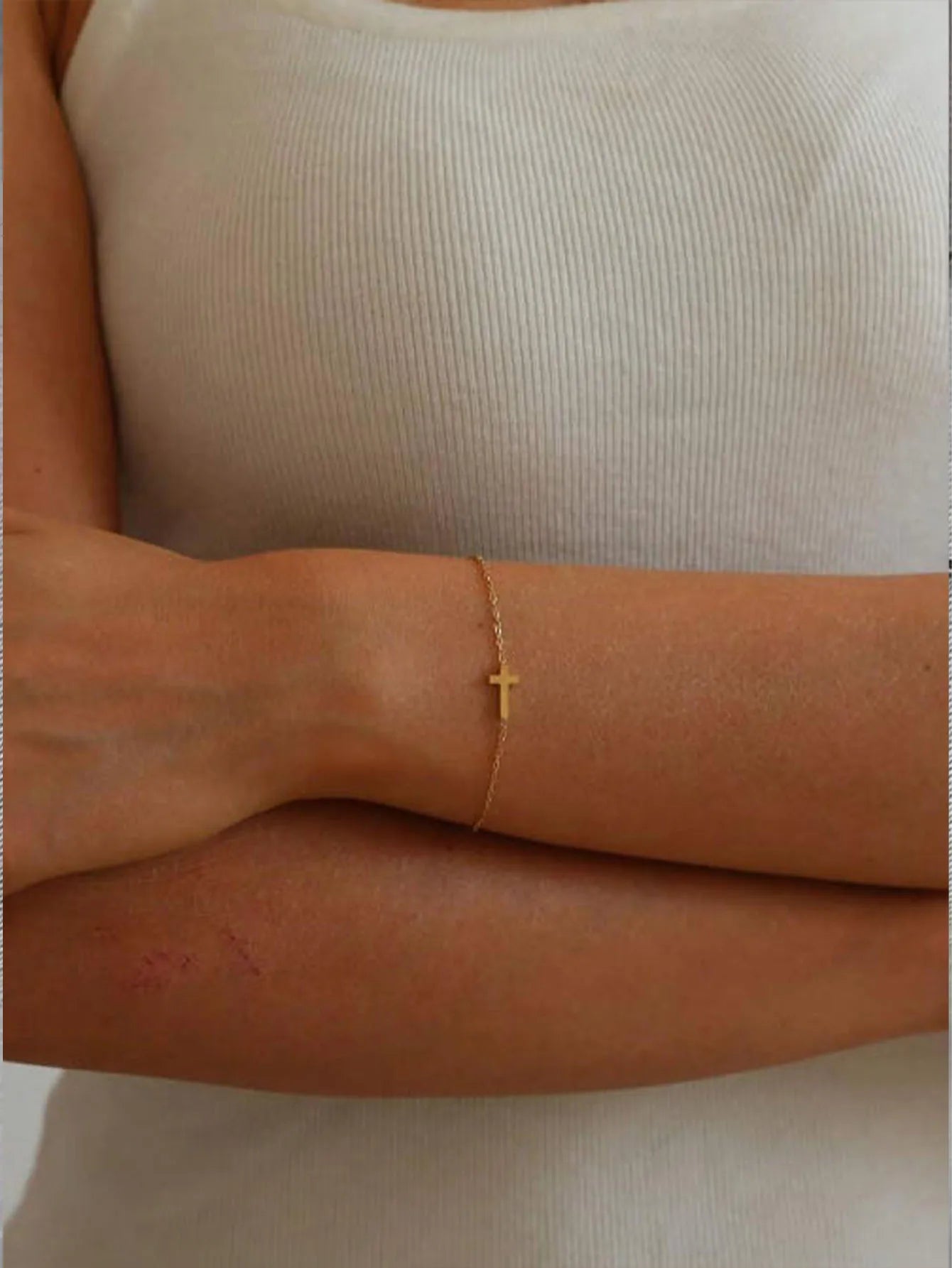 Cross Charm Bracelet