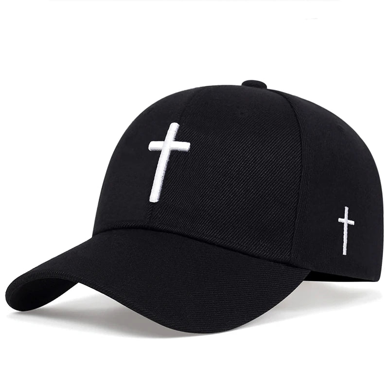 Cross Embroidery Cap