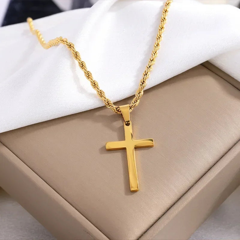 Minimalist Cross Necklace