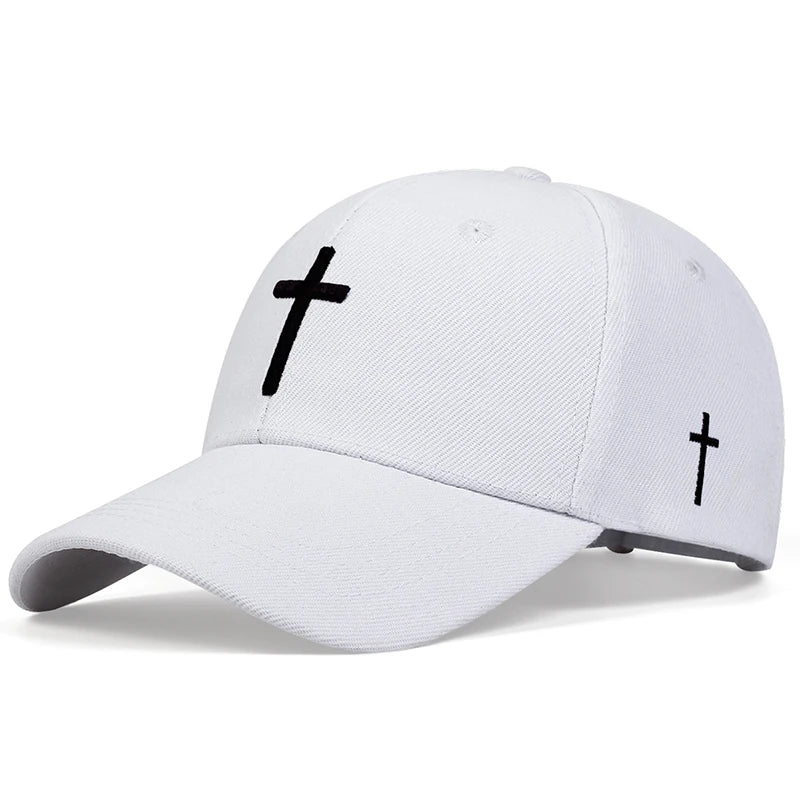 Cross Embroidery Cap