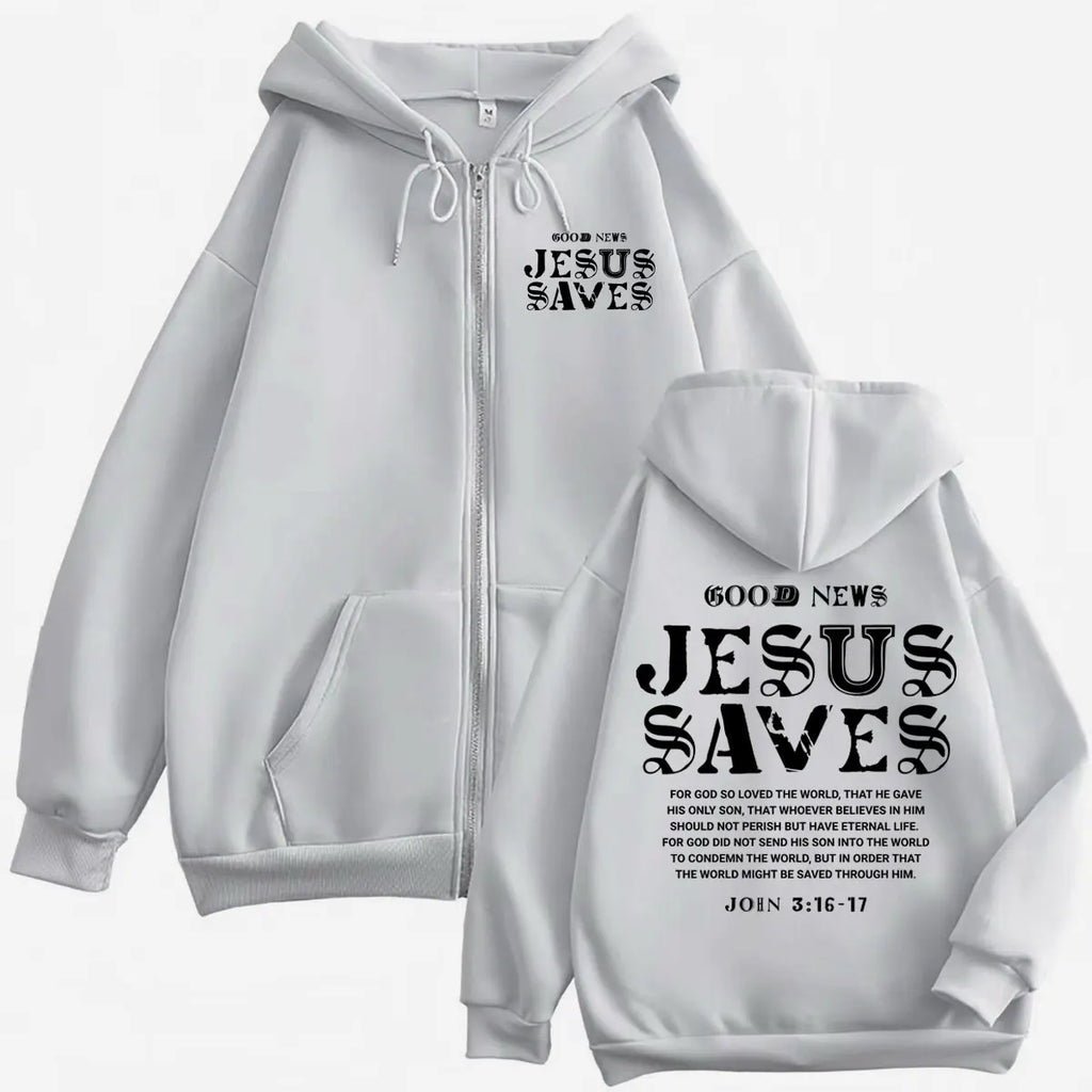 Bible Verse Zip Hoodie