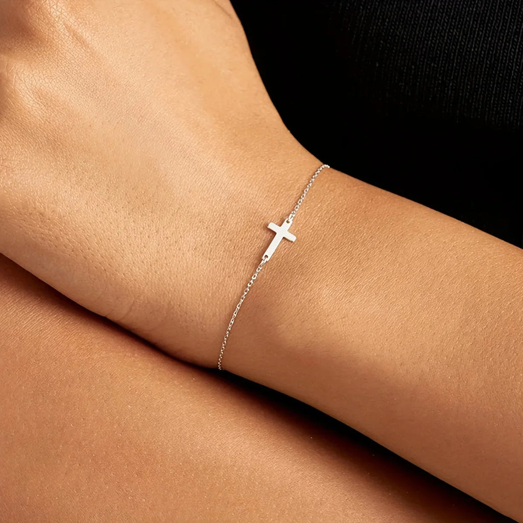 Cross Chain Bracelet