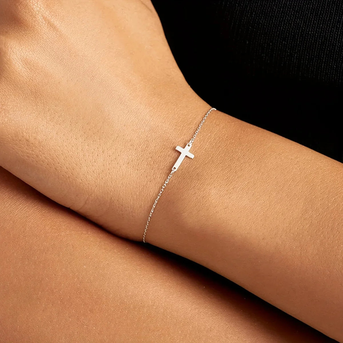 Cross Chain Bracelet