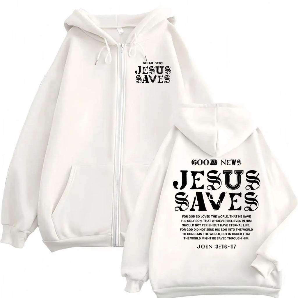 Bible Verse Zip Hoodie