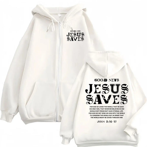 Bible Verse Zip Hoodie