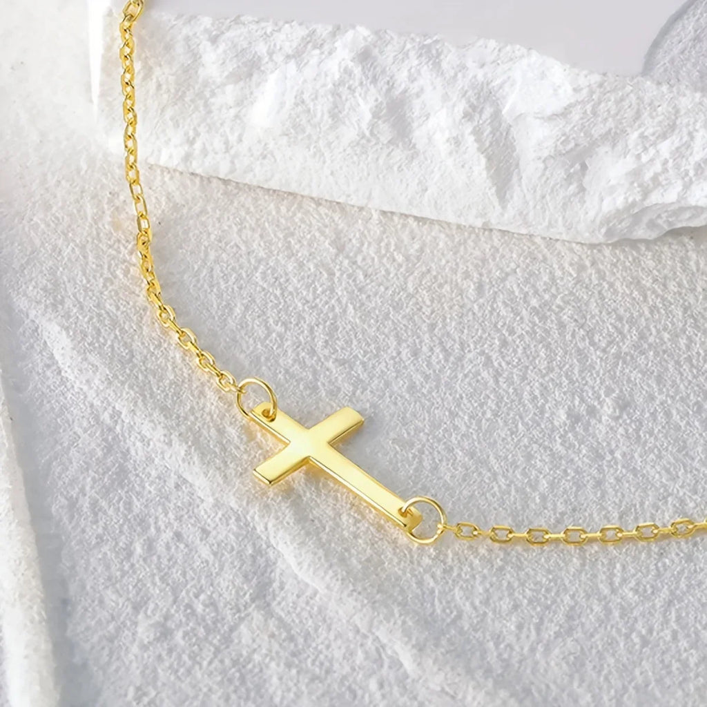 Cross Chain Bracelet