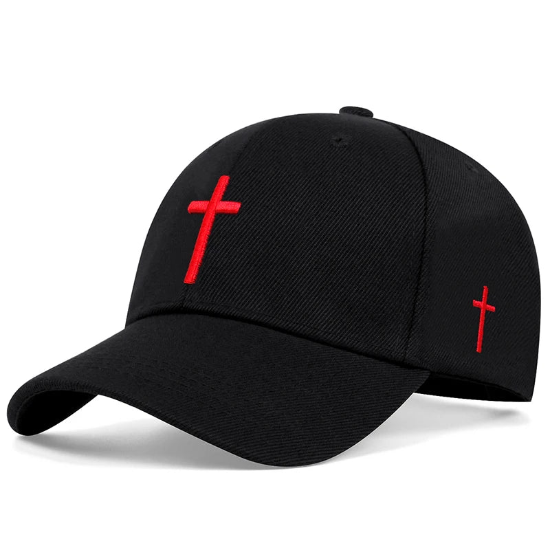 Cross Embroidery Cap