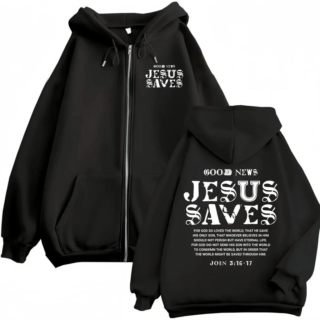 Bible Verse Zip Hoodie