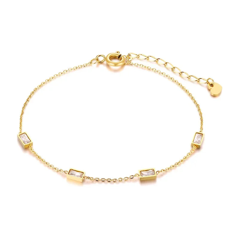 Birthstone Cross Bracelet