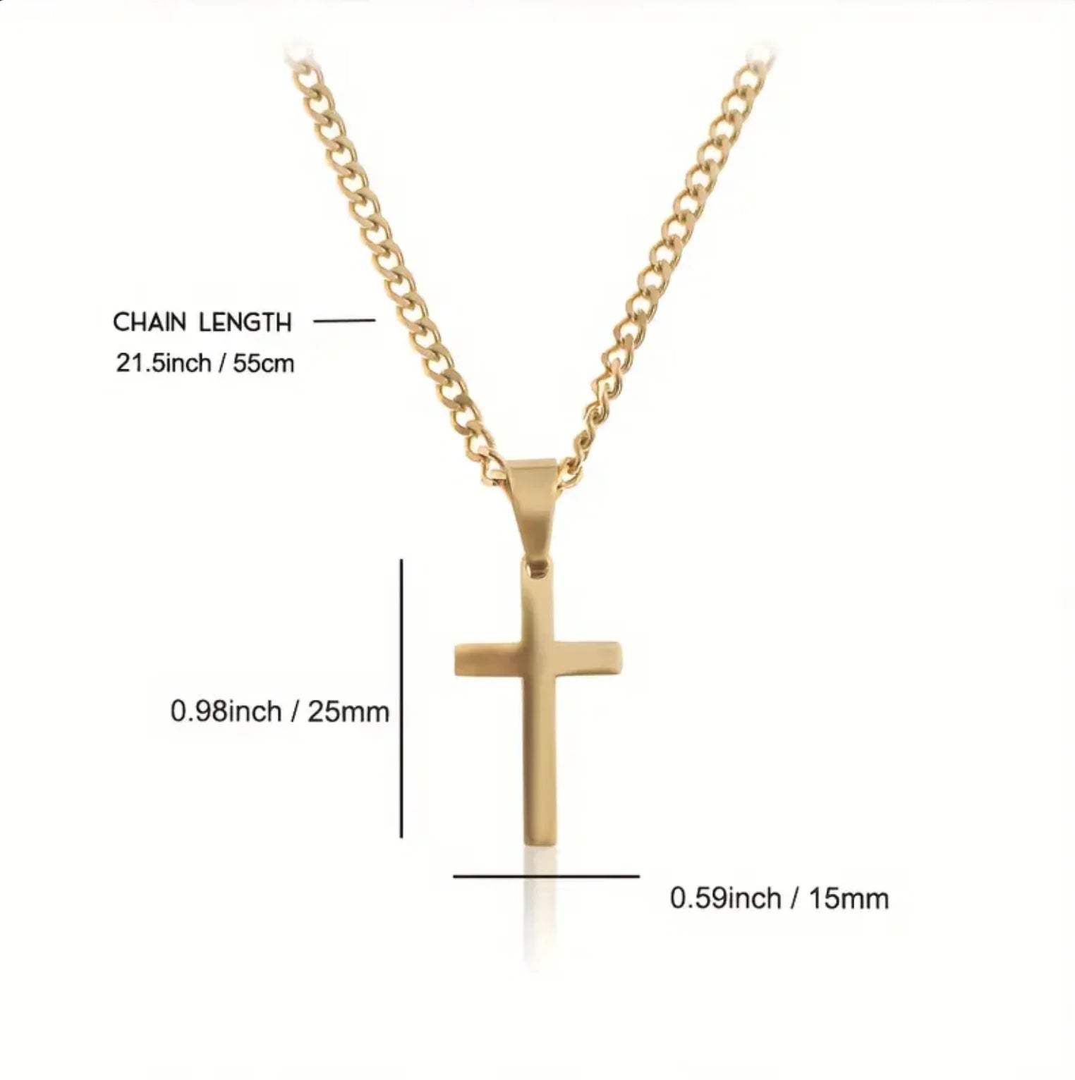 Cuban Cross Necklace