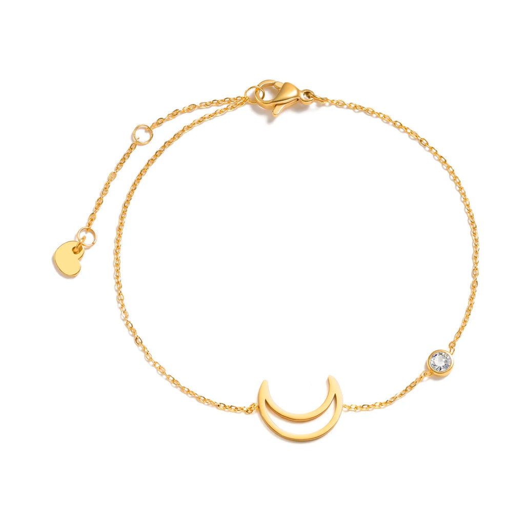 Birthstone Cross Bracelet