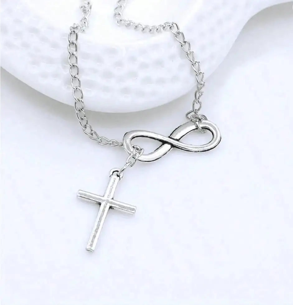 Infinity Cross Necklace