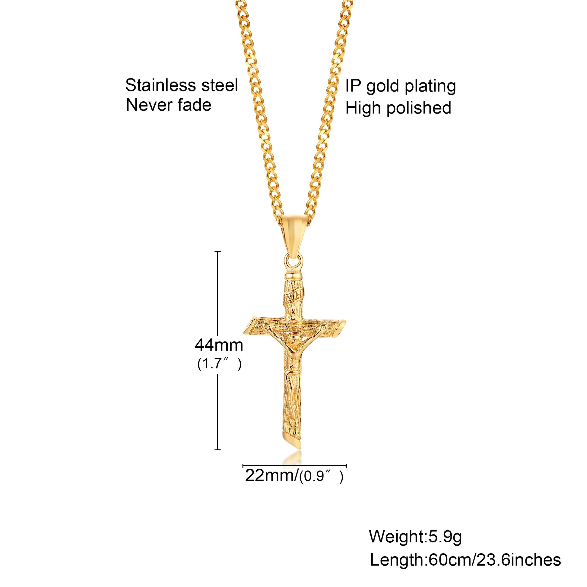 Gold Cross Necklace