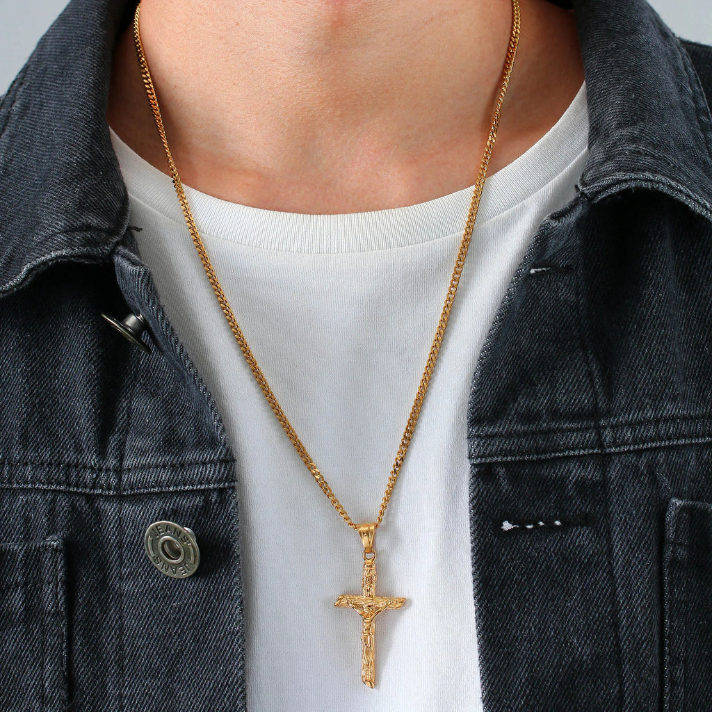 Gold Cross Necklace