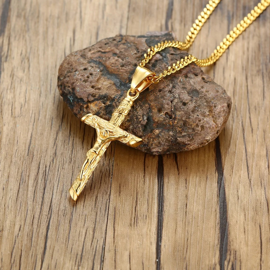 Gold Cross Necklace