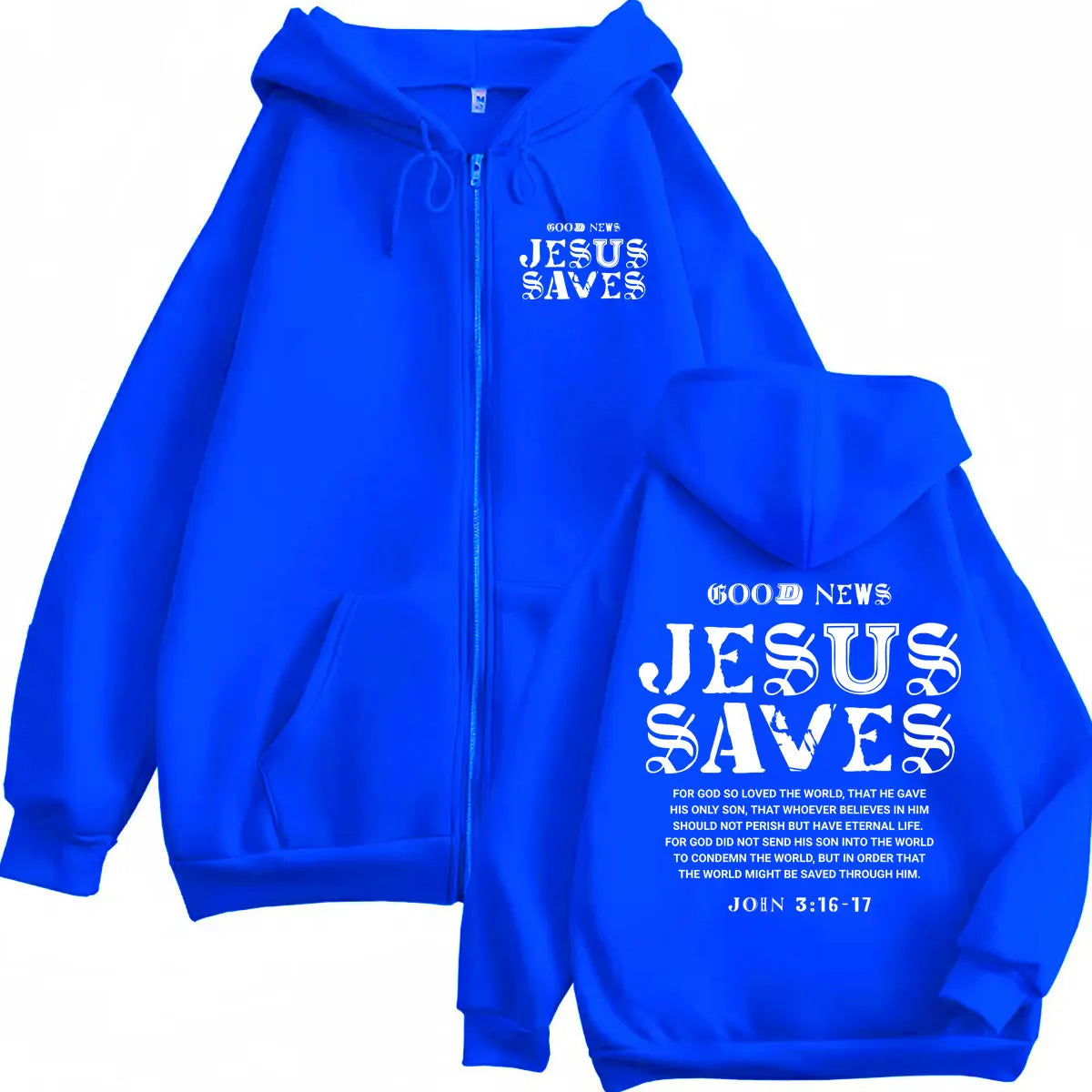 Bible Verse Zip Hoodie