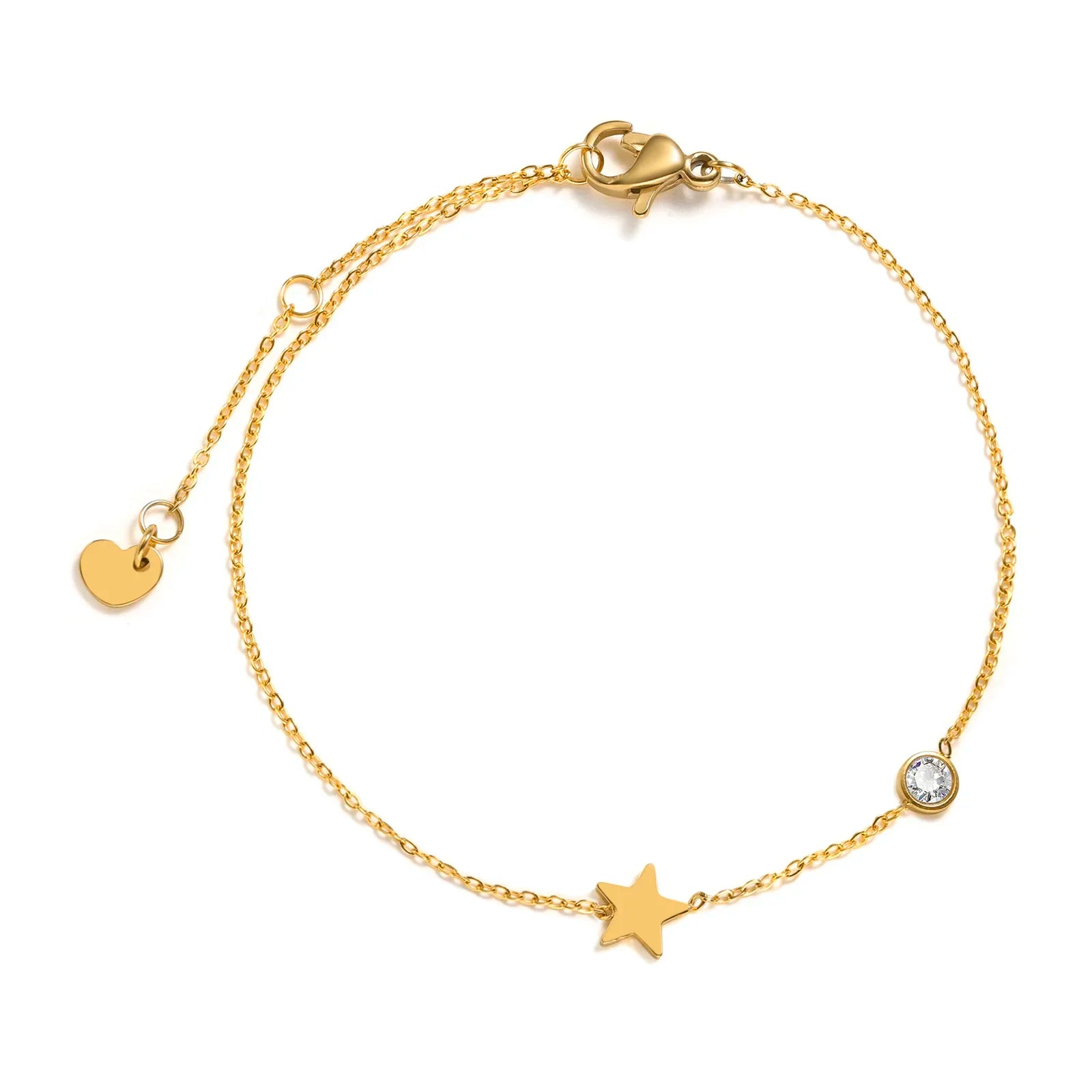 Birthstone Cross Bracelet