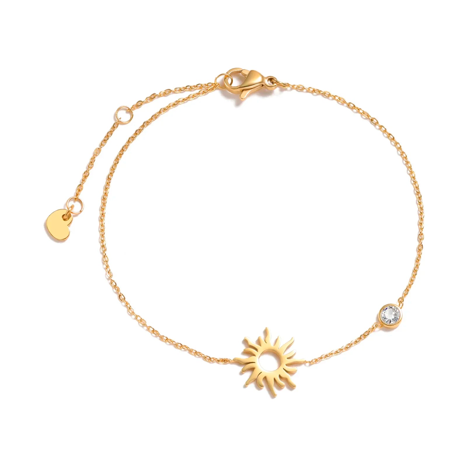 Birthstone Cross Bracelet
