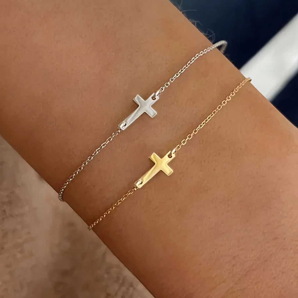 Cross Chain Bracelet