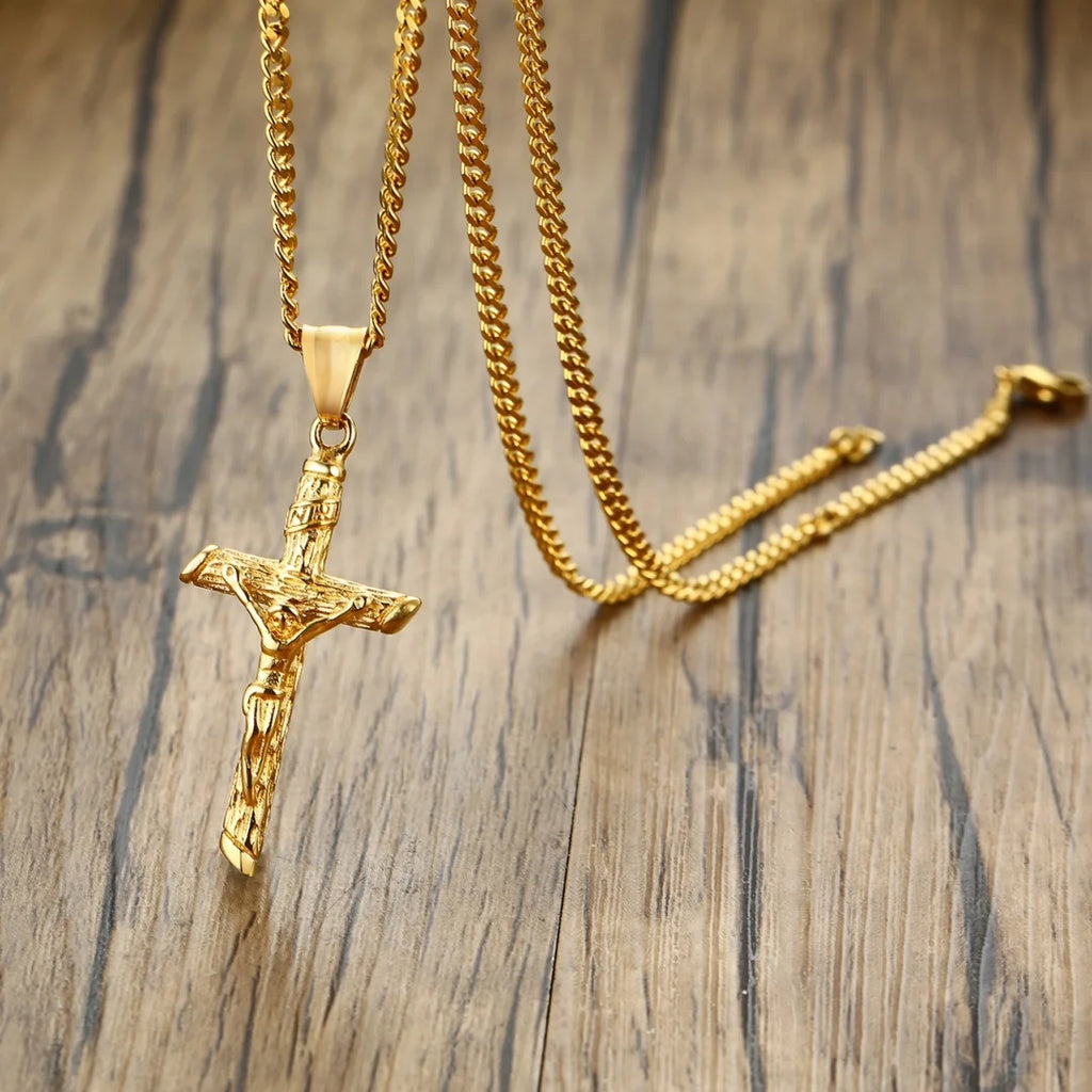 Gold Cross Necklace