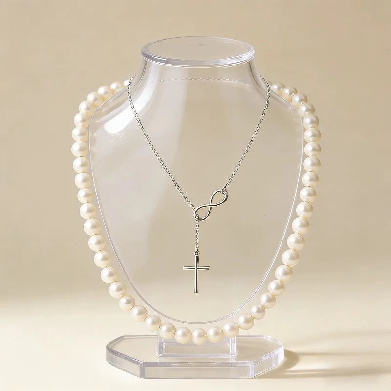 Lucky 8 Cross Necklace