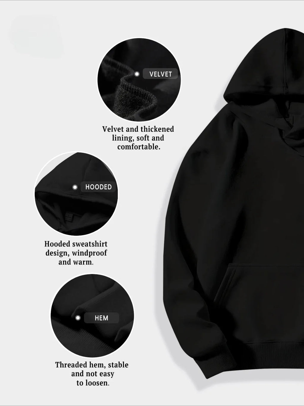 Heavyweight Cross Hoodie