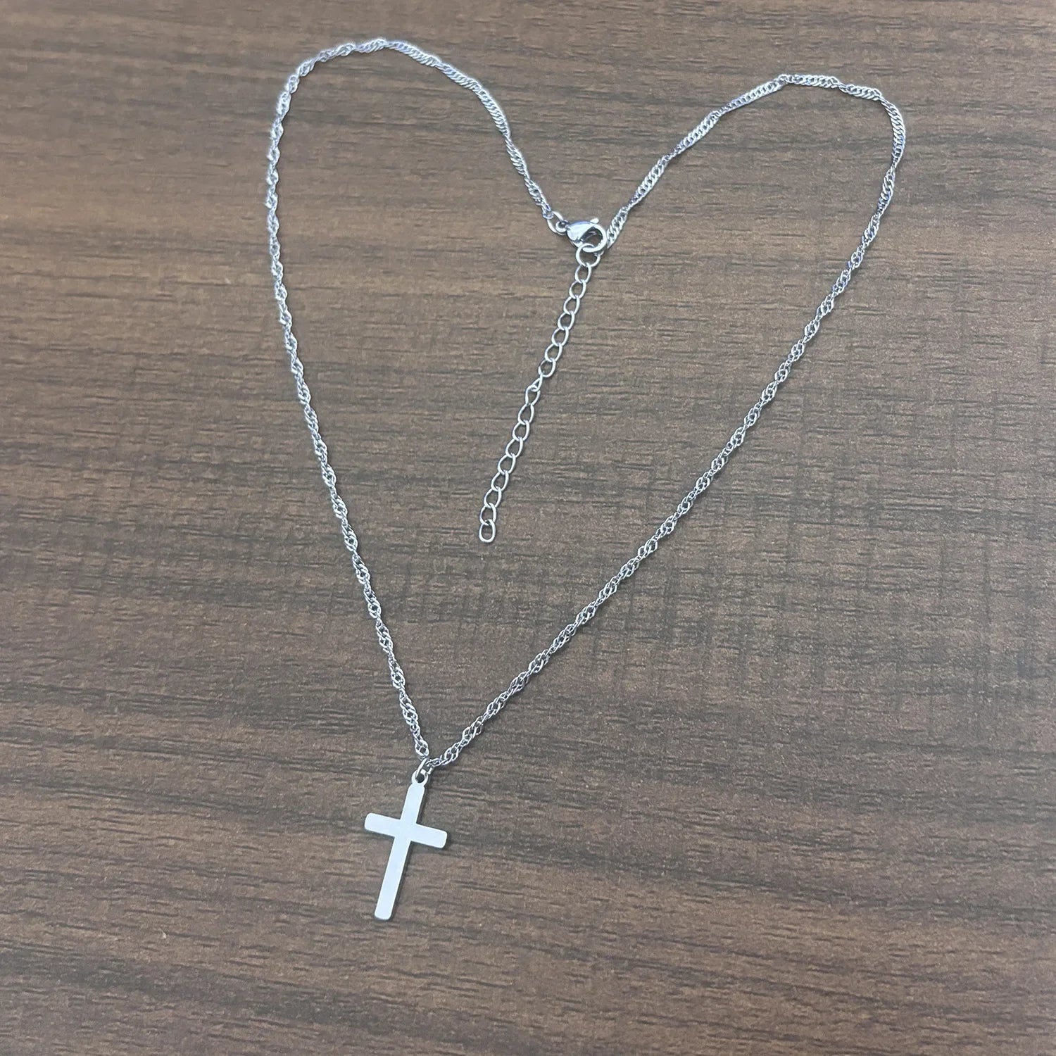 18K Gold Cross Necklace