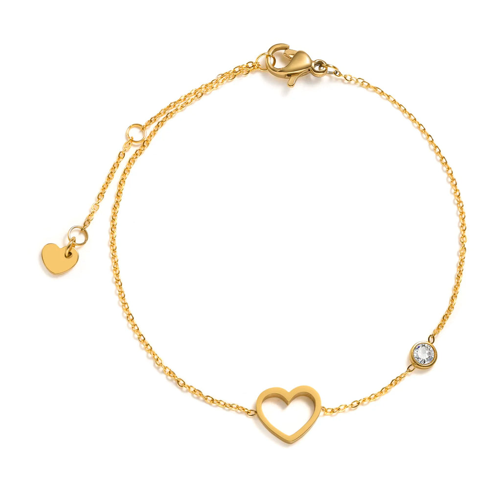 Birthstone Cross Bracelet