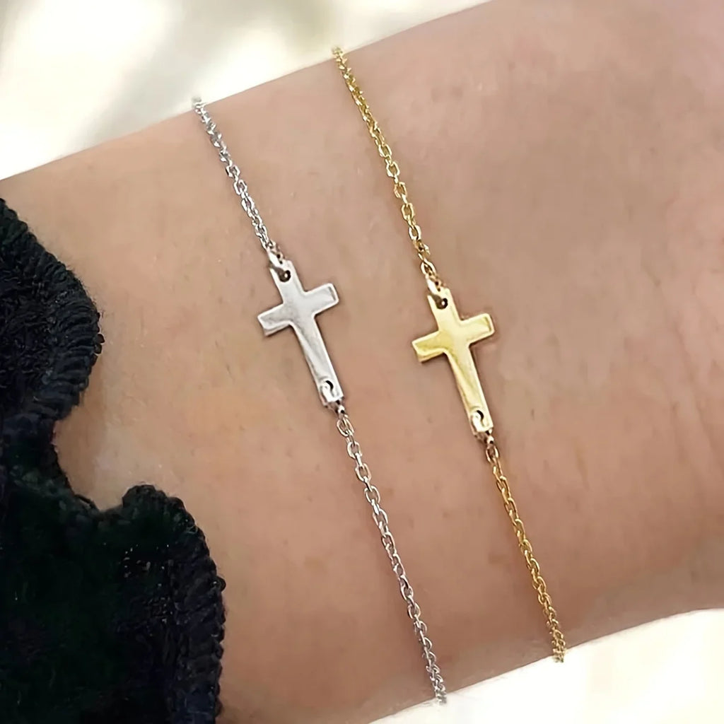 Cross Chain Bracelet