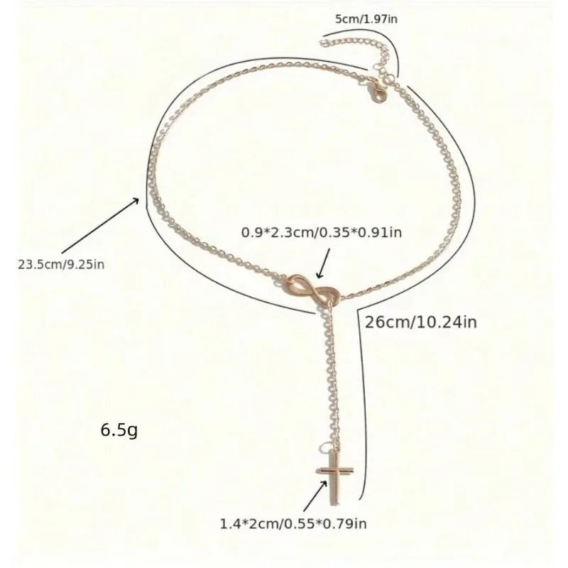 Infinity Cross Necklace